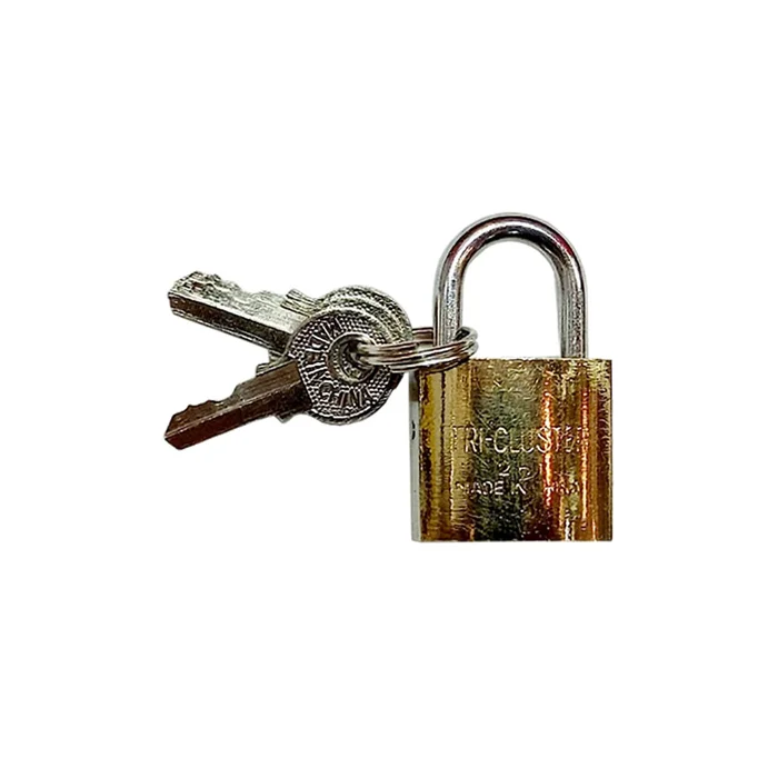 قفل آویز ۲۰ مغزی نیمه برنج باتیس BA40063